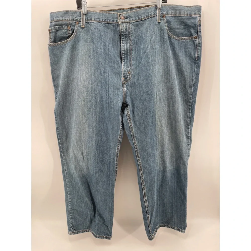 Levi's 559 Relaxed Straight Jeans Mens 50x28* Blue Medium Wash Denim A0302-8